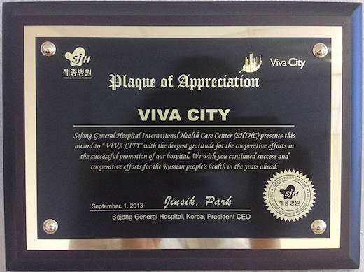 Viva-City Sejong award